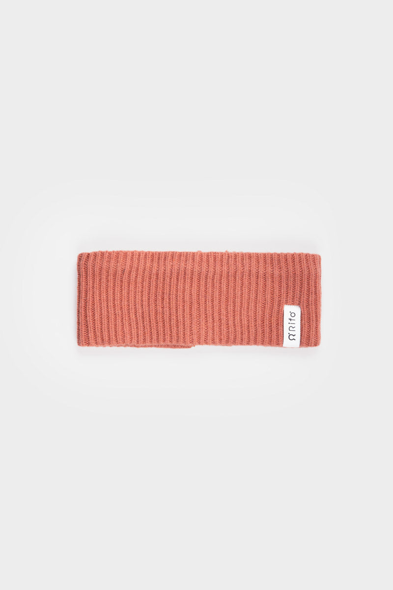 Rosa Pompelmo | Fascia per Capelli Cashmere Rigenerato Lara