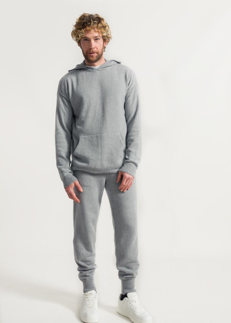 Felpa Uomo Cashmere Rigenerato Apollo Grigio