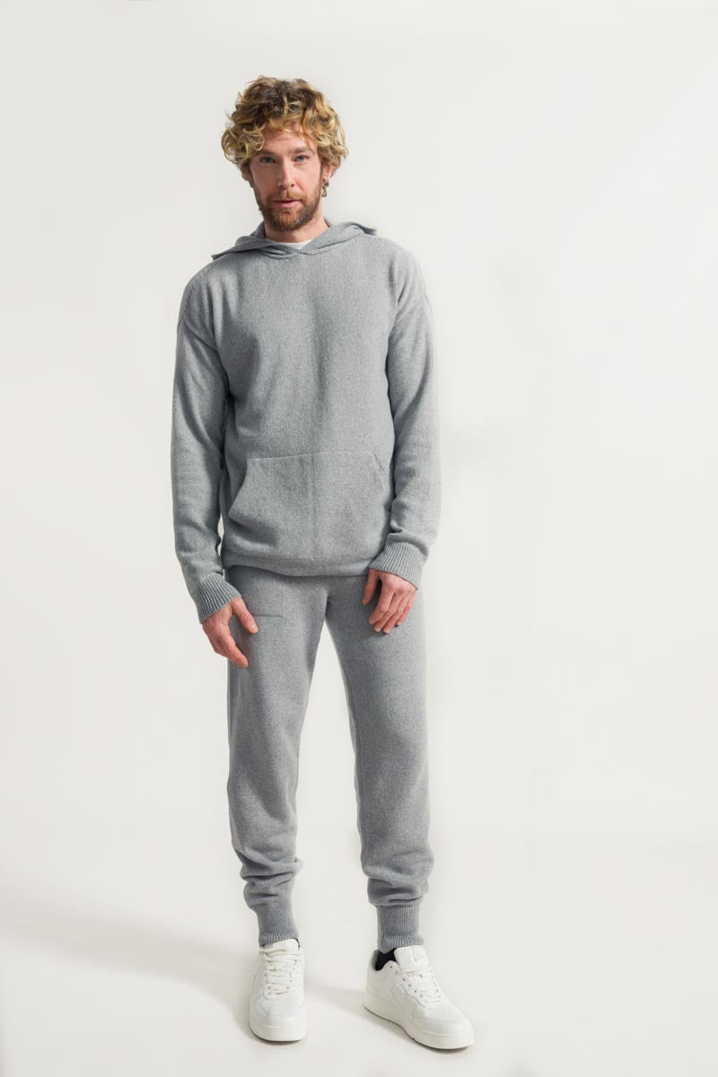 Felpa Uomo Cashmere Rigenerato Apollo Grigio