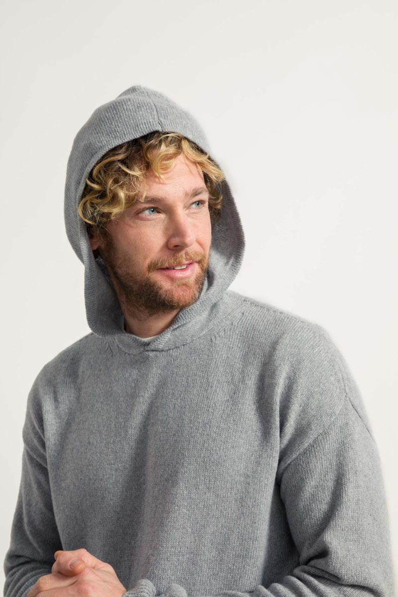 Felpa Uomo Cashmere Rigenerato Apollo Grigio