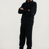 Felpa Uomo Cashmere Rigenerato Apollo Nero