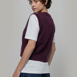 Gilet Donna Scollo V Lana Melania - Rifò Lab Moda circolare made in Italy