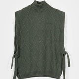 Pettorina Lana Rigenerata Gilet Lana Aperto Donna Delia - Rifò Lab Moda circolare made in Italy