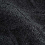 Gilet Collo Alto Lana Rigenerata Delia Grigio - Rifò Moda Circolare made in Italy