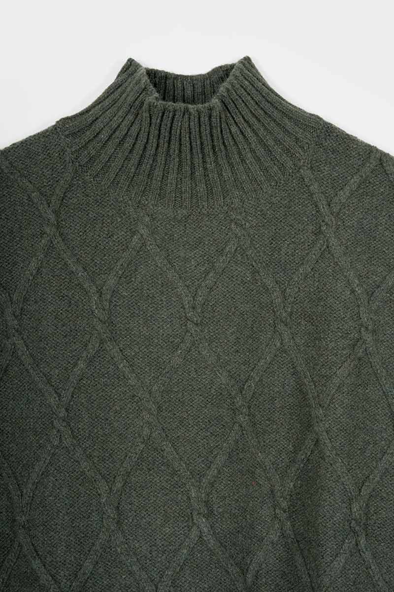 Pettorina Lana Rigenerata Gilet Lana Aperto Donna Delia - Rifò Lab Moda circolare made in Italy