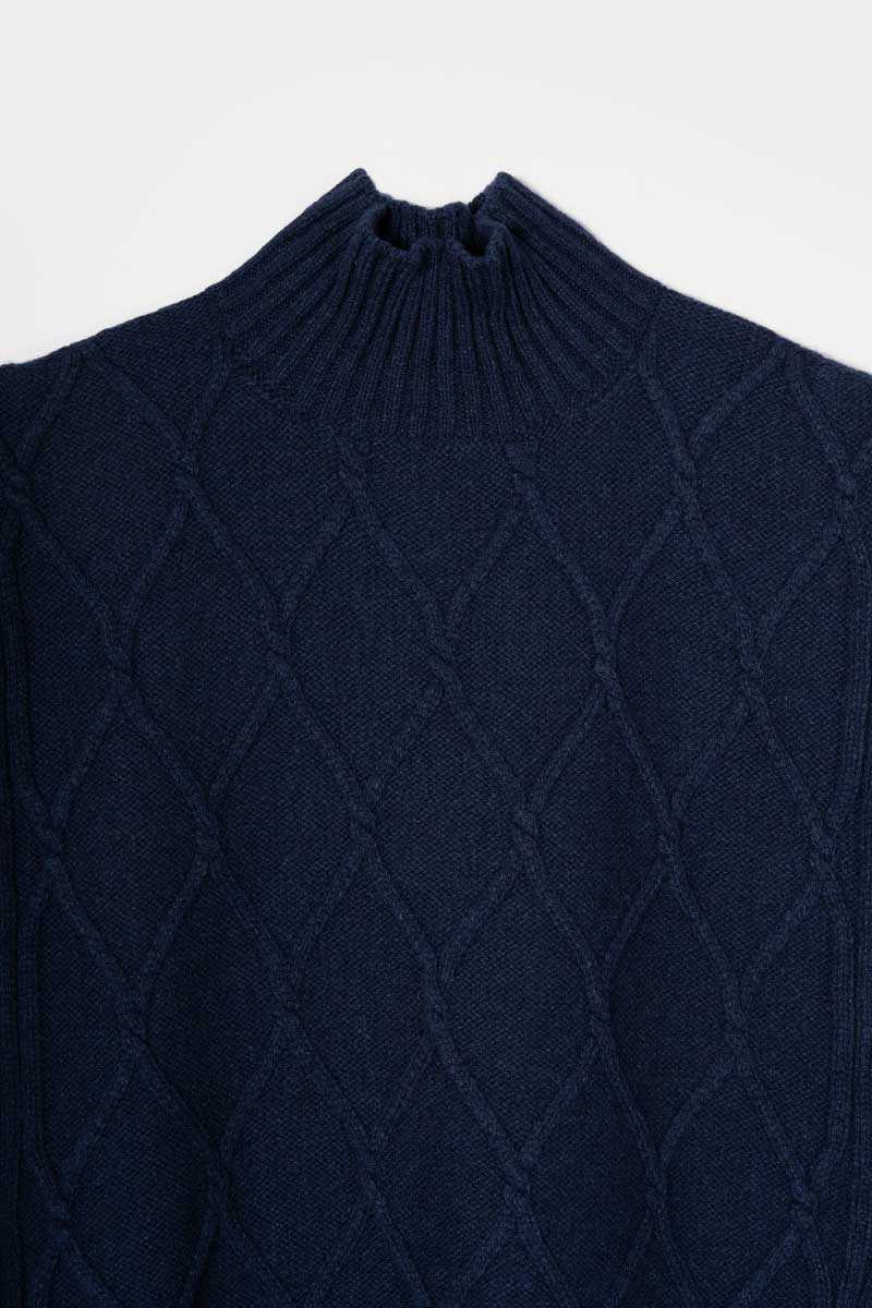 Pettorina Lana Rigenerata Gilet Lana Aperto Donna Delia - Rifò Lab Moda circolare made in Italy