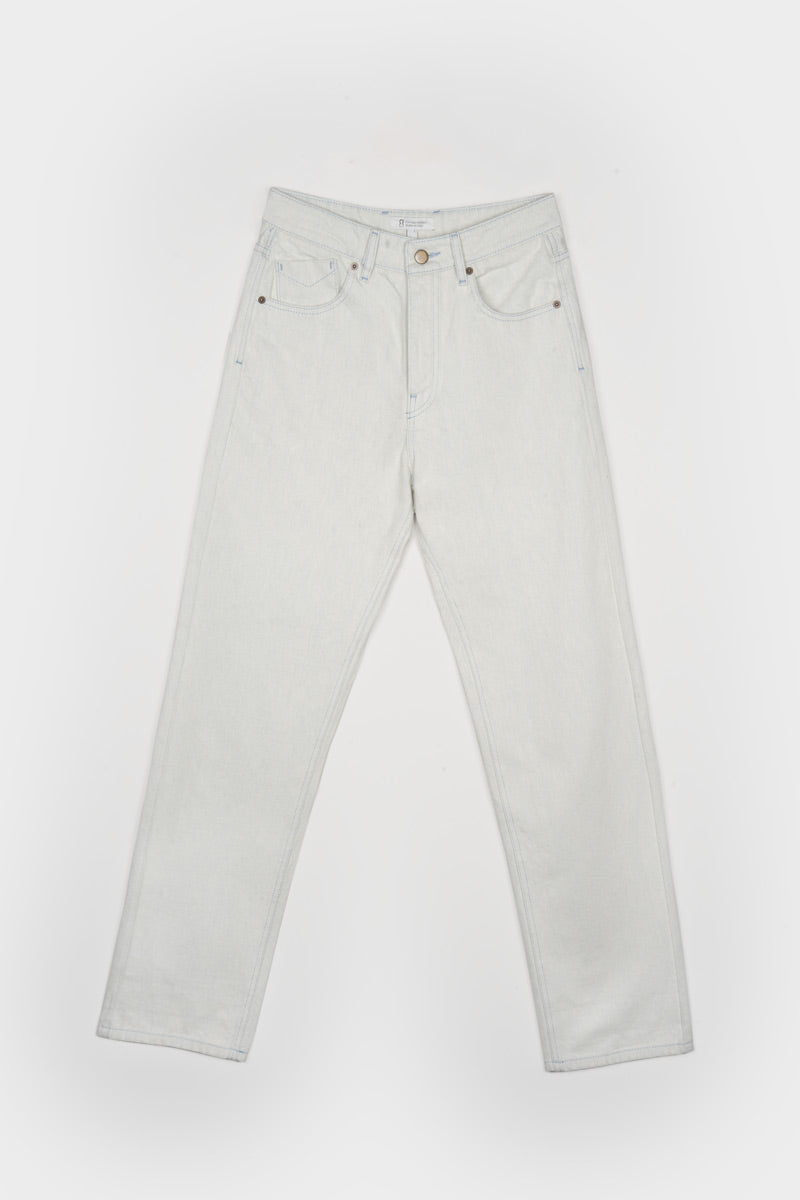 Ecrù | Pantaloni Jeans Donna Cotone Rigenerato Aglaia