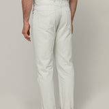 Pantaloni Jeans Uomo Cotone Rigenerato Kai Ecrù