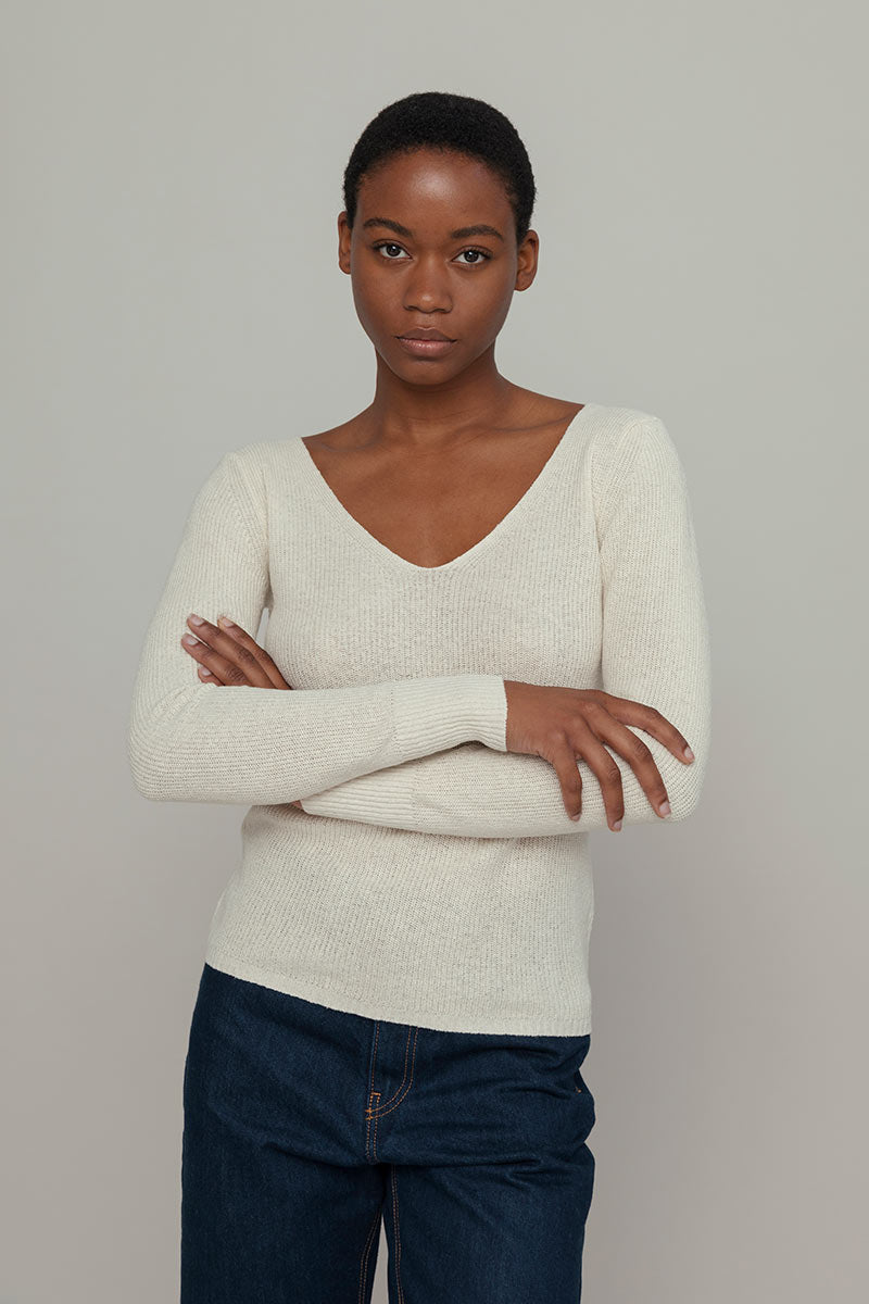 Maglia Donna 100% Seta Rigenerata Giselle Moda Circolare Rifò