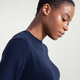 Maglia Donna Light Cashmere Rigenerato Veronica Blu