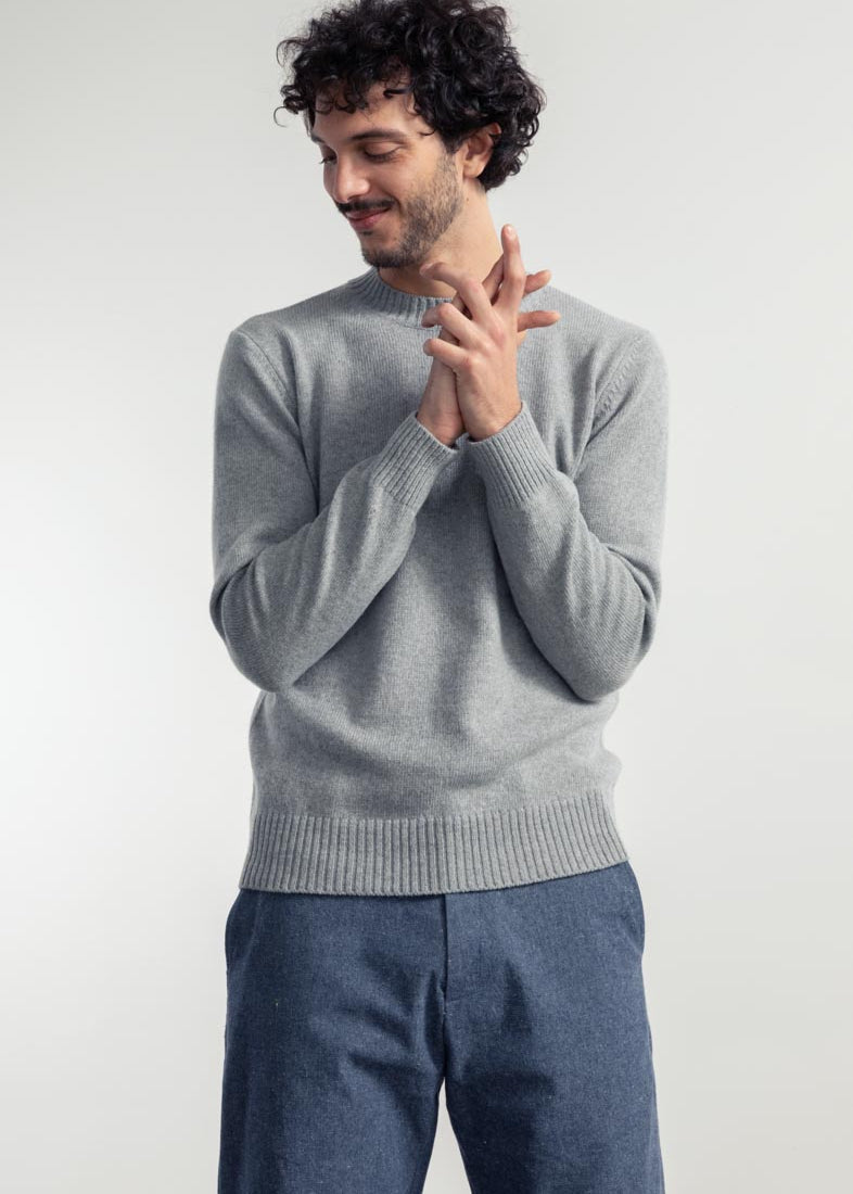 Grigio | Maglia Uomo Lana Rigenerata Ferruccio