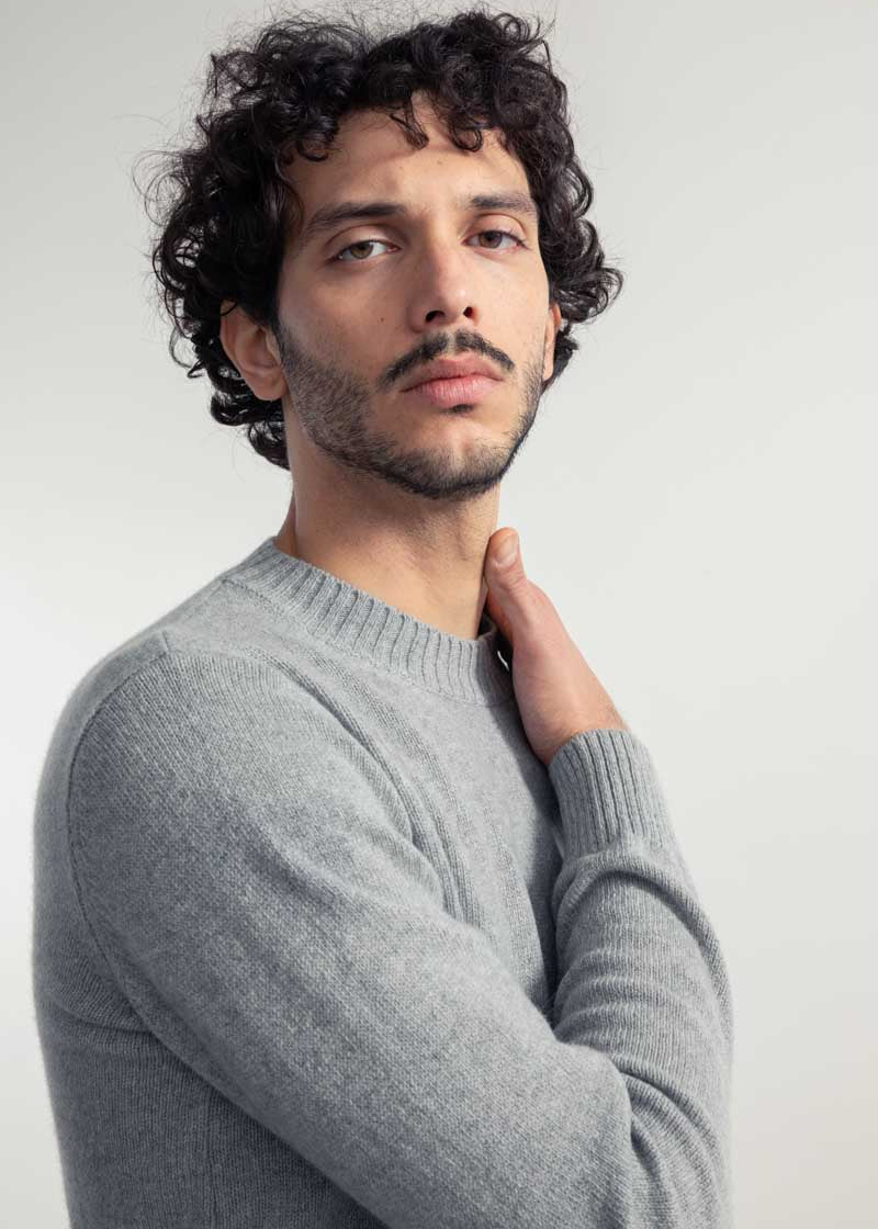 Grigio | Maglia Uomo Lana Rigenerata Ferruccio