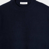 Maglia Donna Cashmere Rigenerato Edda Blu Mora