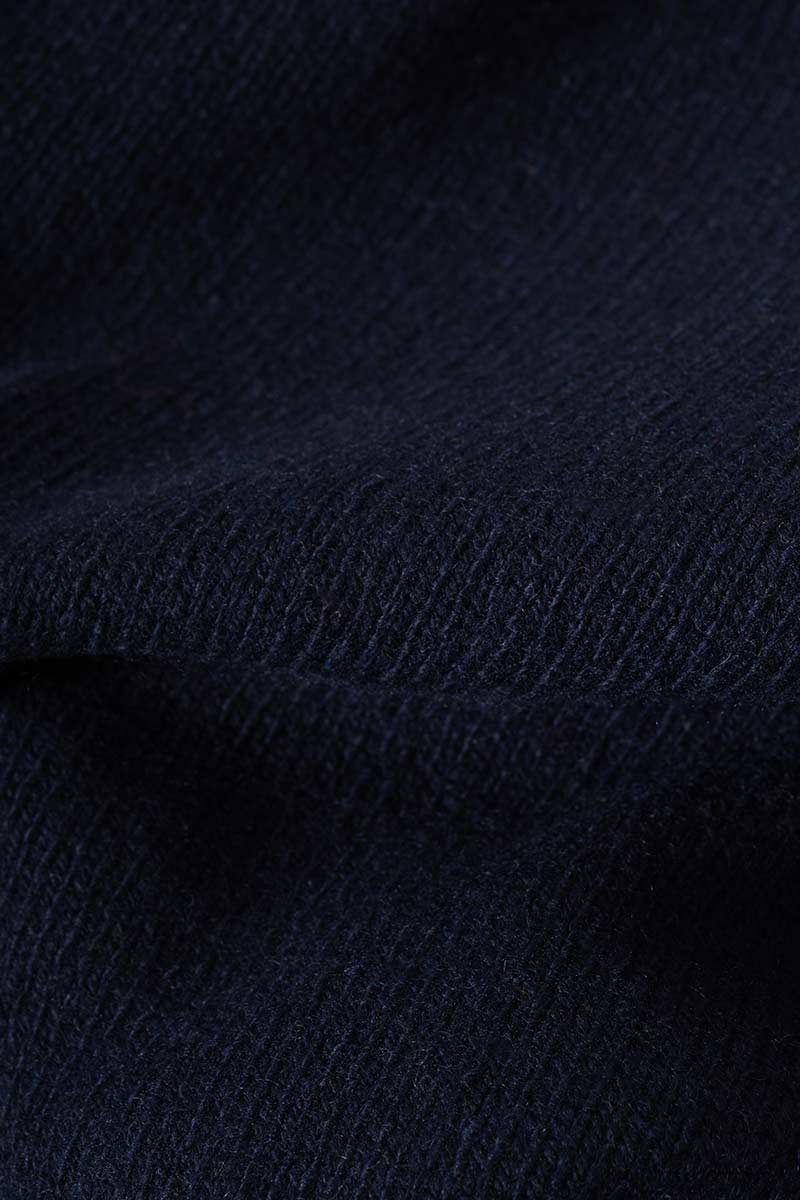 Maglia Donna Cashmere Rigenerato Edda Blu Mora