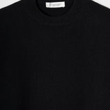 Maglia Donna Cashmere Rigenerato Edda Nero Ardesia