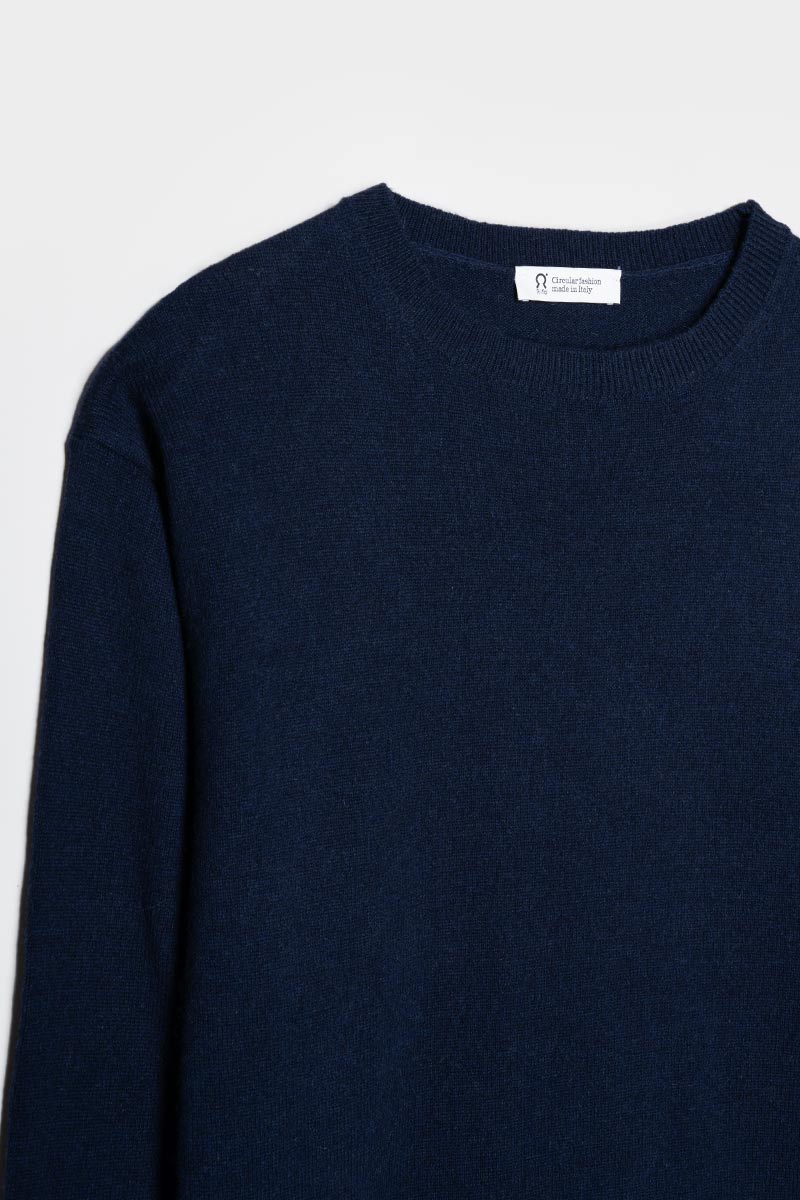 Blu Mora | Maglia Uomo Light Cashmere Rigenerato Alessio
