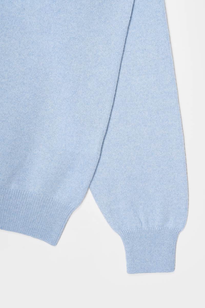 Azzurro Nuvola | Maglia Uomo Light Cashmere Rigenerato Alessio