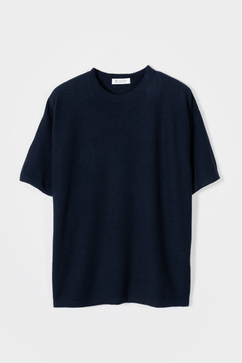 Knitted T shirt in Maglia Cashmere Leggero Uomo - Rifò Lab Moda circolare made in Italy