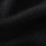 Nero Ardesia | Maglia collo alto cashmere rigenerato