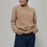 Maglia Collo Alto Donna Cashmere Rigenerato Ada - Rifò Lab Moda circolare made in Italy