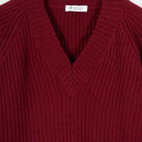 Maglia Scollo a V Donna Lana Manon - Rifò Lab Moda circolare made in Italy