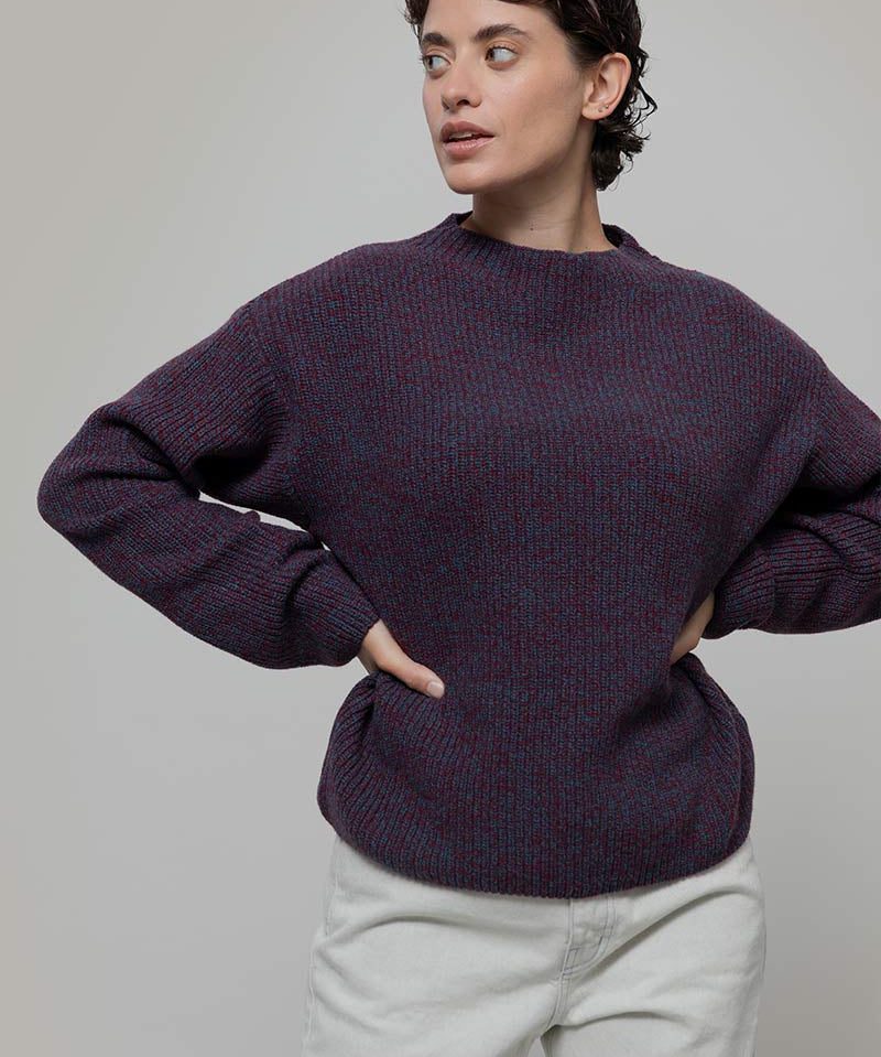 Maglia Donna Cashmere Rigenerato Melissa - Rifò Lab Moda circolare made in Italy