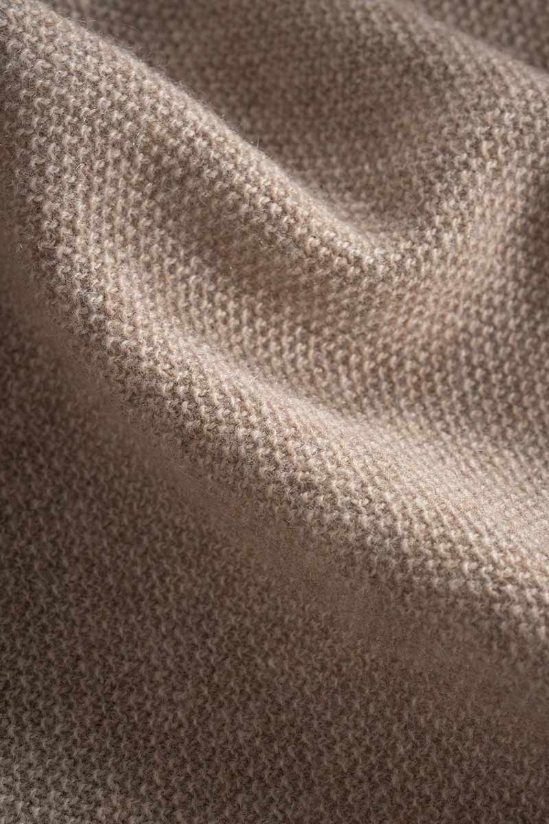 polo-uomo-cashmere-rigenerato-ezio-beige - Rifò Lab Moda circolare made in Italy