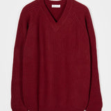 Maglia Scollo a V Uomo Cashmere Costante - Rifò Lab Moda circolare made in Italy