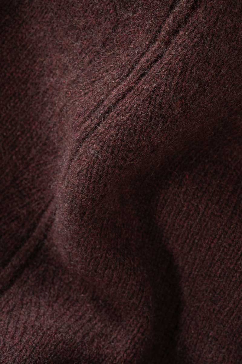 Maglia Collo Lupetto Donna Cashmere Rigenerato Barbara- Rifò Lab Moda circolare made in Italy