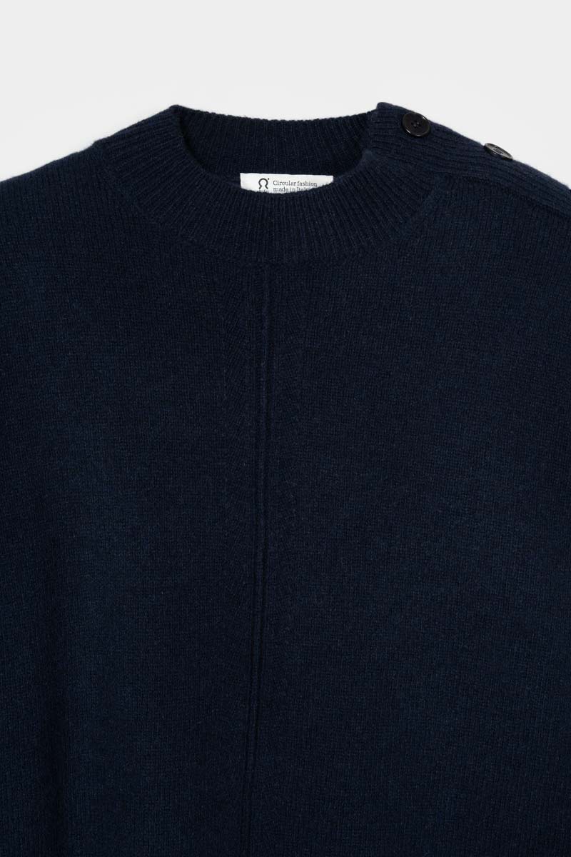Maglia Collo Lupetto Donna Cashmere Rigenerato Barbara- Rifò Lab Moda circolare made in Italy