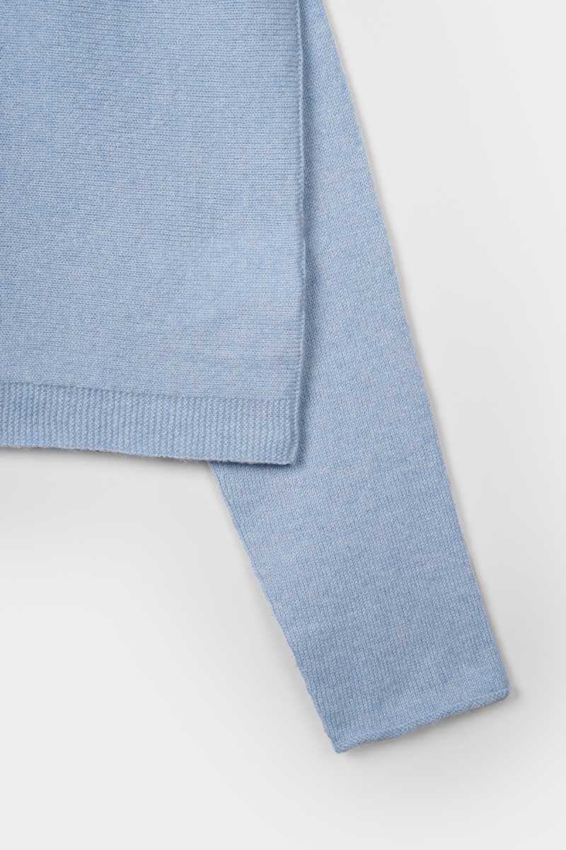 Azzurro Nuvola | Maglia Donna Cashmere Rigenerato Silvia