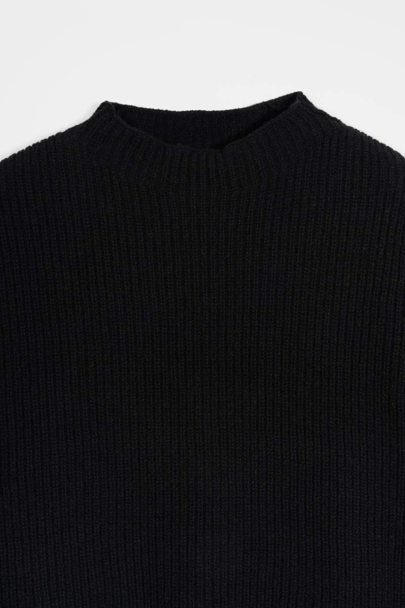 Maglia Donna Cashmere Rigenerato Melissa Nero