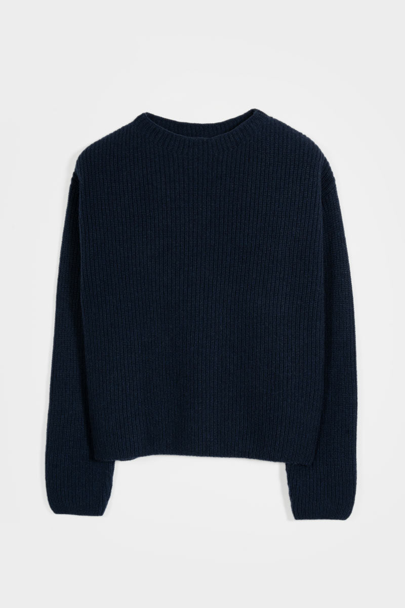 Maglia Donna Cashmere Rigenerato Melissa Blu