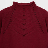 Maglia Donna Lana Corinna Maglione con Trecce Lana Rigenerata - Rifò Lab Moda circolare made in Italy