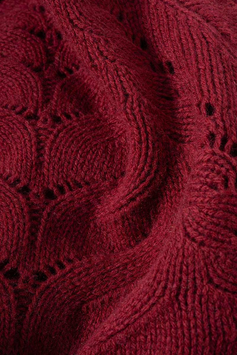 Maglia Donna Lana Corinna Maglione con Trecce Lana Rigenerata - Rifò Lab Moda circolare made in Italy