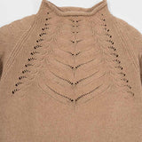 Maglia Donna Lana Corinna Maglione con Trecce Lana Rigenerata - Rifò Lab Moda circolare made in Italy