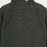 Maglia Donna Lana Corinna Maglione con Trecce Lana Rigenerata - Rifò Lab Moda circolare made in Italy