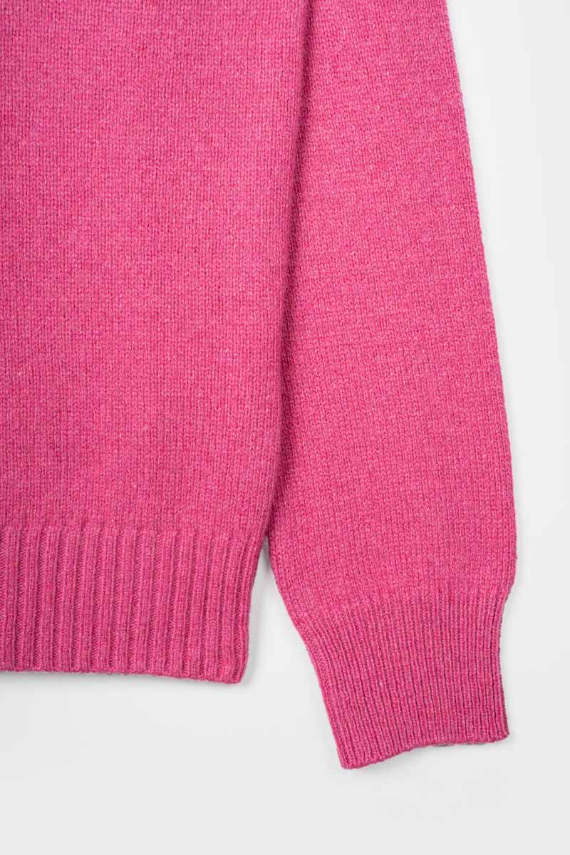 Maglia Donna Cashmere Rigenerato Edda Rosa
