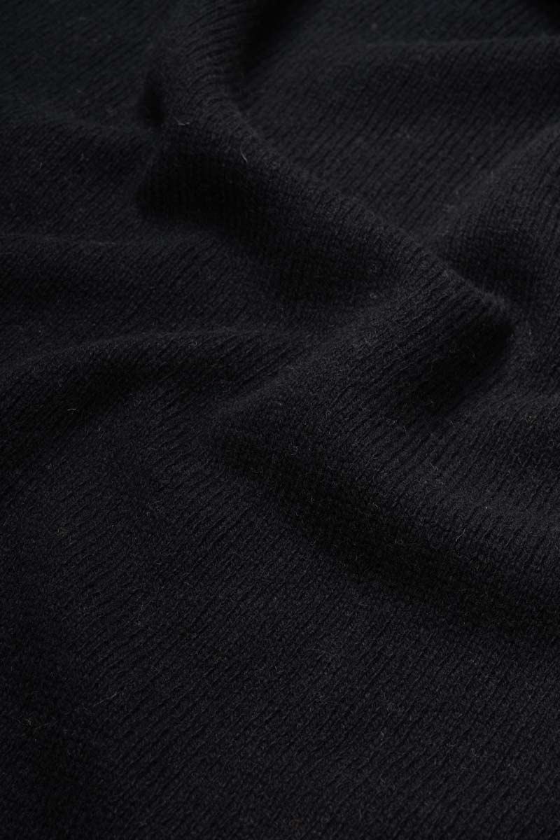 Maglia Donna Cashmere Rigenerato Edda Nero Ardesia
