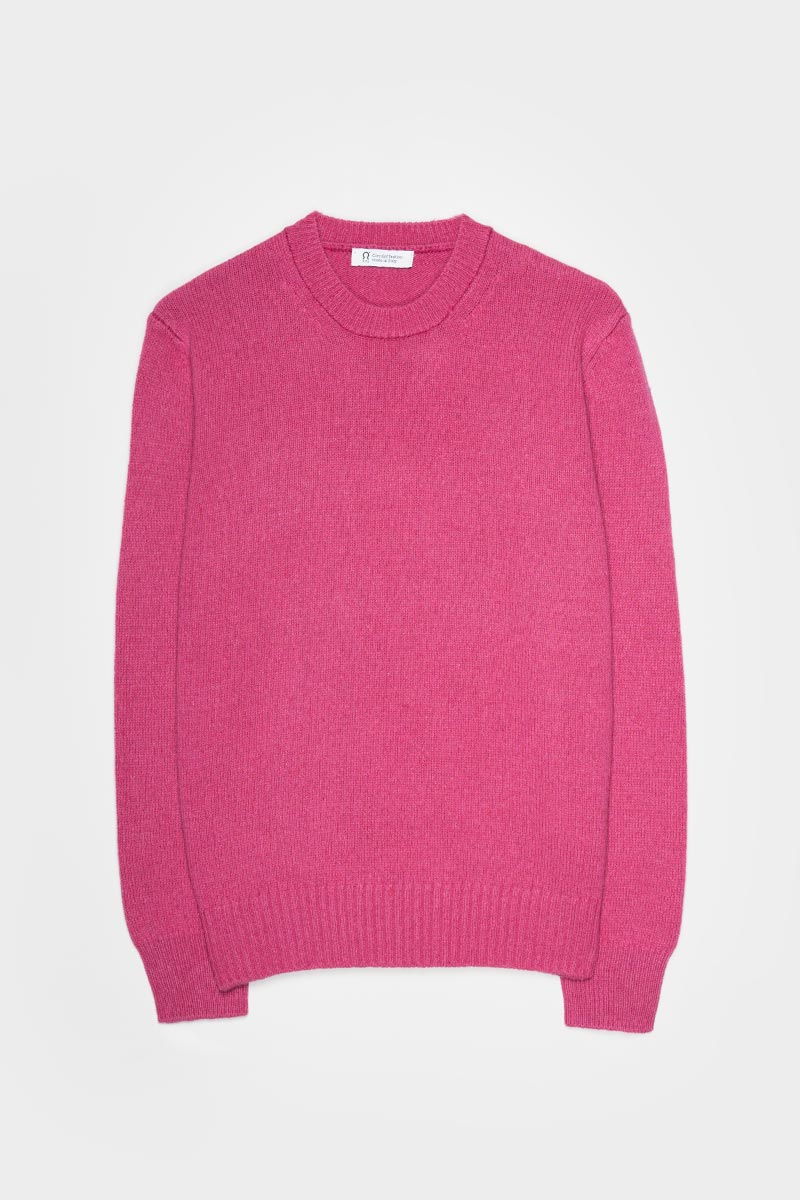 Maglia Donna Cashmere Rigenerato Edda Rosa