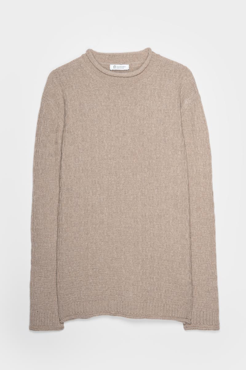 Maglia Uomo Cashmere Rigenerato Fernando Beige
