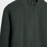 Verde Foresta | Cardigan Uomo Cashmere Rigenerato Ippolito