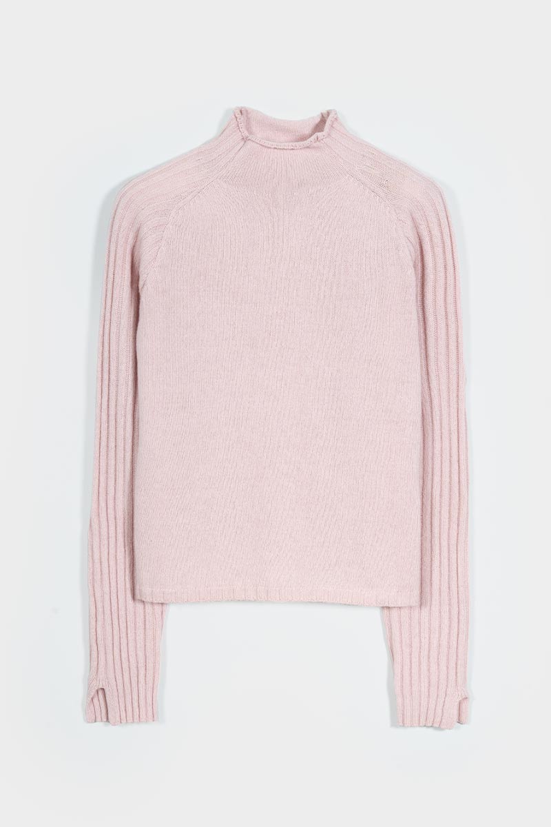 Maglia Lupetto Donna Cashmere Rigenerato Loretta - Rifò Lab Moda circolare made in Italy
