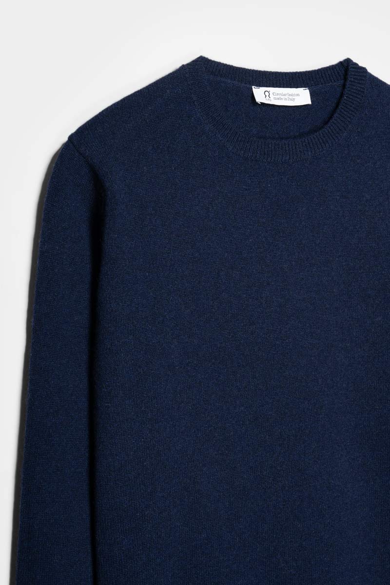 Maglia Donna Light Cashmere Rigenerato Veronica Blu