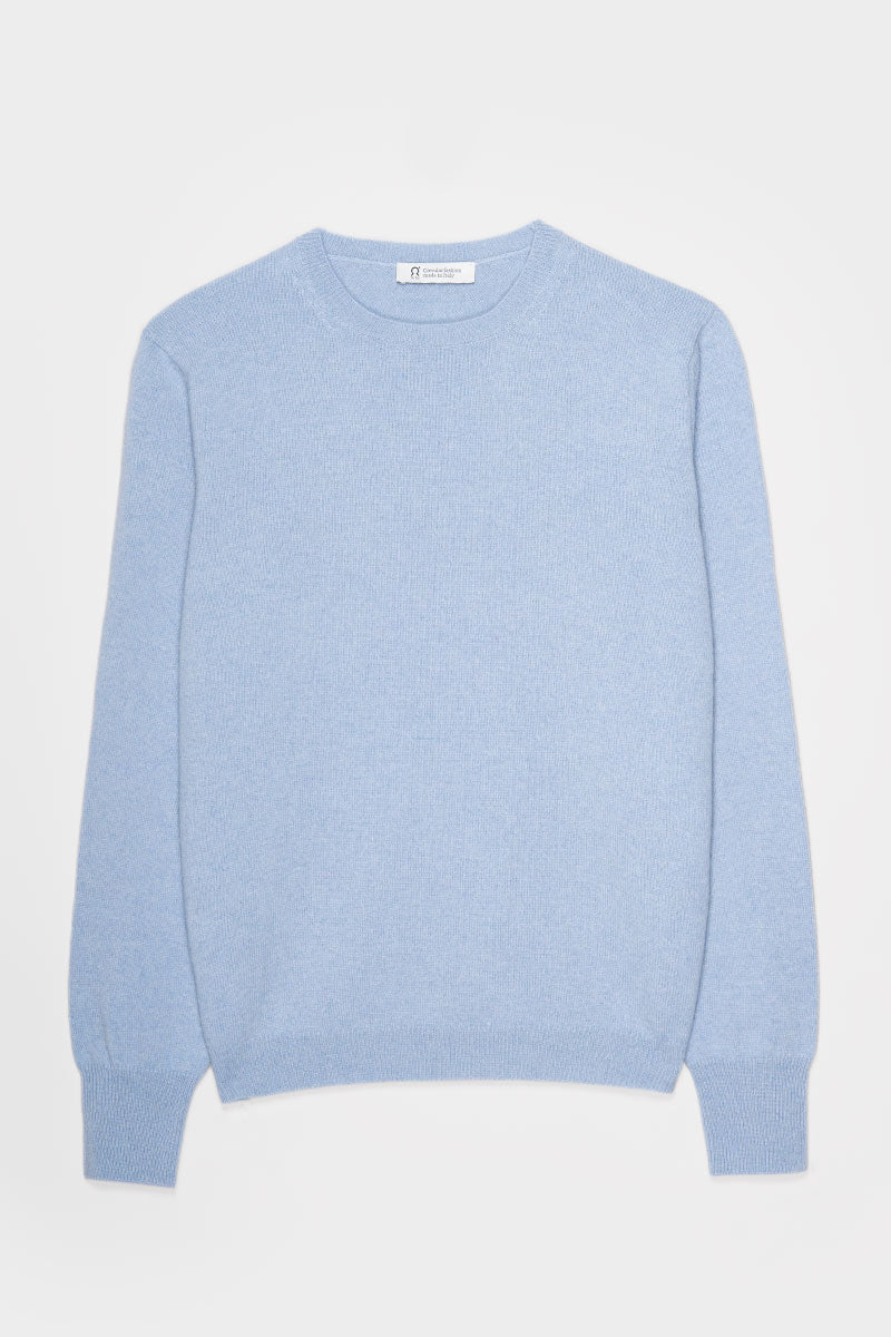 Azzurro Nuvola | Maglia Donna Light Cashmere Rigenerato Veronica