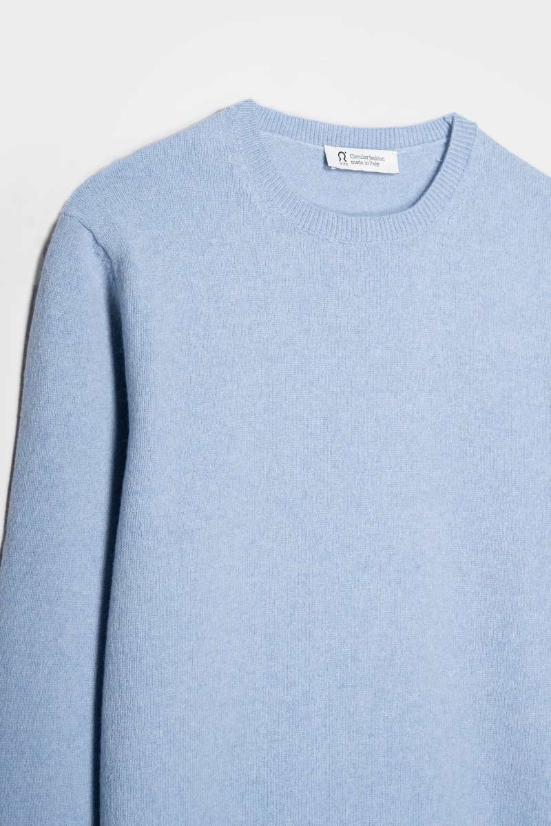 Azzurro Nuvola | Maglia Donna Light Cashmere Rigenerato Veronica
