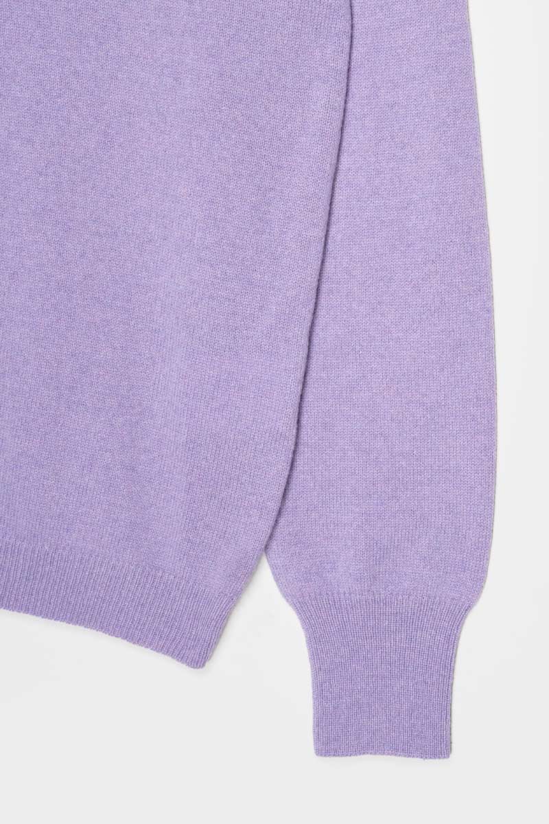 Viola Glicine | Maglia Donna Light Cashmere Rigenerato Veronica
