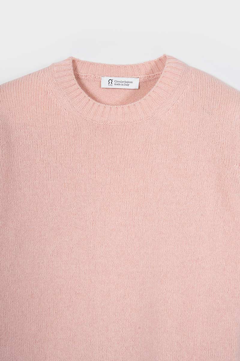 Maglia Donna Lana Rigenerata Laura Rosa - Rifò Lab Moda circolare made in Italy