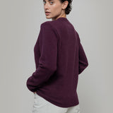 Maglia Girocollo Donna Lana Rigenerata Laura Viola - Rifò Lab Moda circolare made in Italy