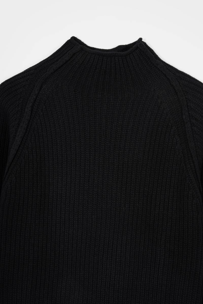 Maglione Collo Alto Unisex Lana Rigenerata Corrado - Rifò Lab Moda circolare made in Italy